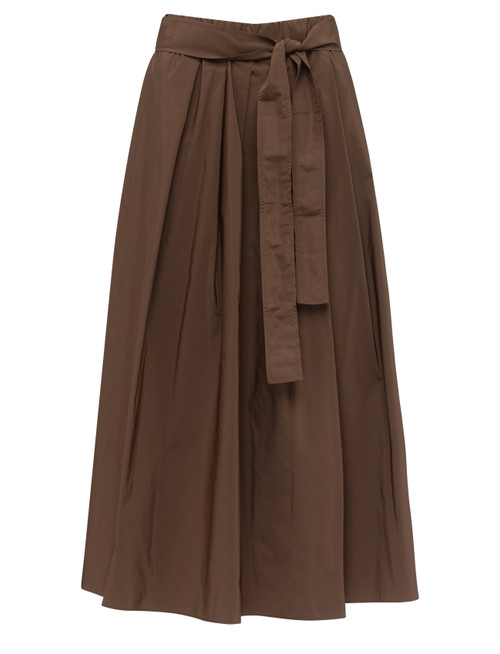 Weekend Max Mara Skirt in Brown Taffeta | H-Brands