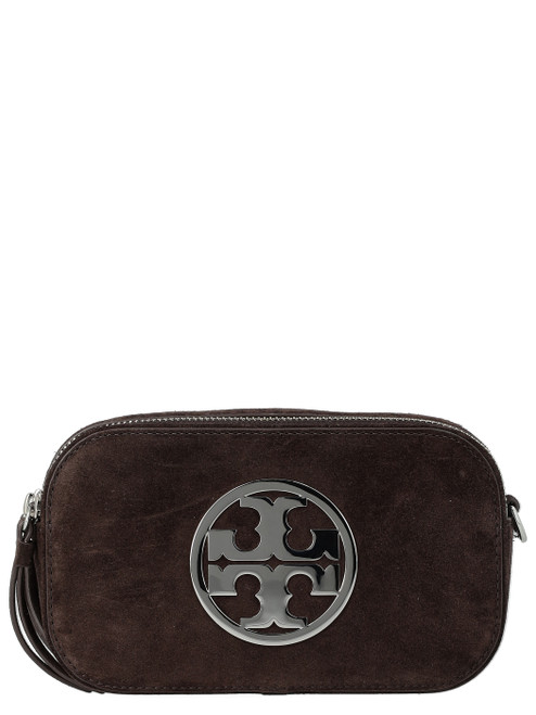 Borsa Tory Burch  Mini Miller in camoscio marrone Borsa Tory Burch  Mini Miller in camoscio marrone