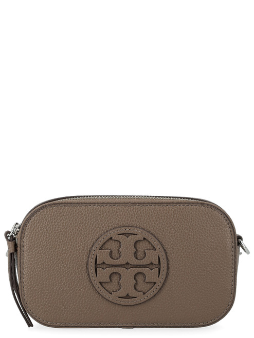 Borsa Tory Buch Miller mini in pelle marrone Borsa Tory Buch Miller mini in pelle marrone