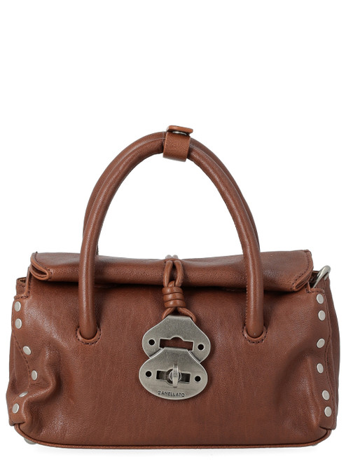 Borsa Zanellato Dotta Tabacco Baby in pelle liscia marrone Borsa Zanellato Dotta Tabacco Baby in pelle liscia marrone