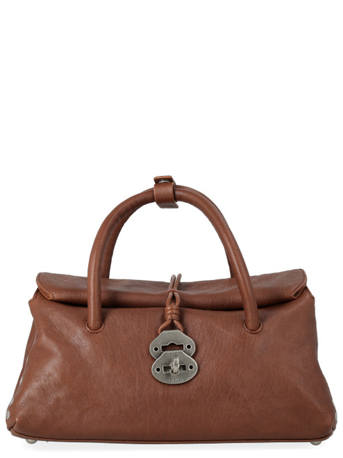 Borsa Zanellato Dotta Tabacco Small in pelle liscia marrone Borsa Zanellato Dotta Tabacco Small in pelle liscia marrone