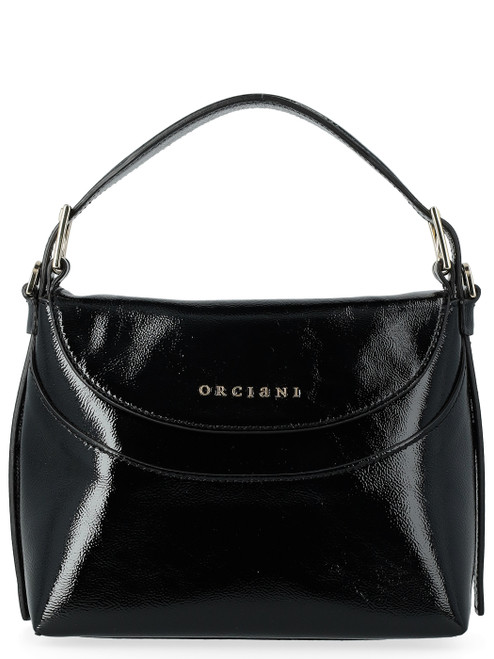 Orciani Nana Vinilo bolso de cuero negro Orciani Nana Vinilo bolso de cuero negro