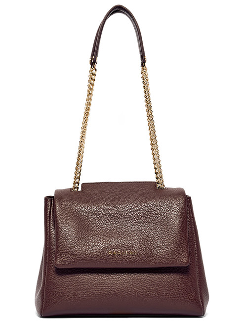 Borsa Orciani Sveva Sense Small in pelle martellata nera | H-Brands