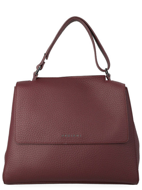 Bolso Orciani Sveva Soft Medium de piel roja