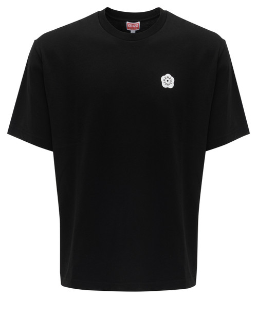 Kenzo Flower 2.0 oversized T-shirt in black cotton | H-Brands