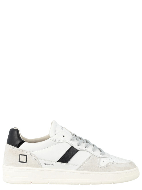 Sneaker D.A.T.E. Court 2.0 Vintage in pelle bianca Sneaker D.A.T.E. Court 2.0 Vintage in pelle bianca