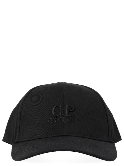 Gorra C.P. Company Shell-R de softshell elástico negro