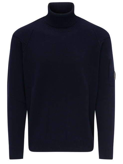 Jersey de cuello alto C.P. Company de lana GRS azul 