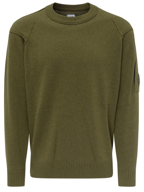 Jersey de cuello redondo C.P. Company de lana GRS verde