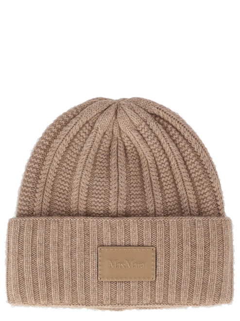 Berretto Max Mara Macbeth in cashmere beige Berretto Max Mara Macbeth in cashmere beige