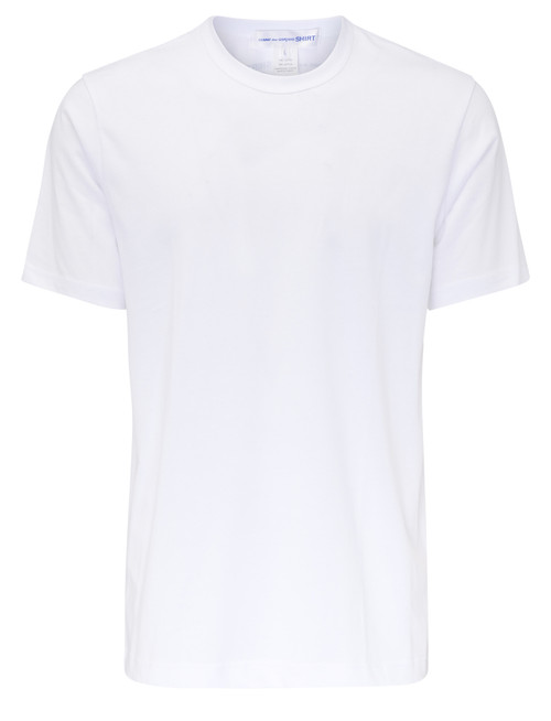 Comme des Garçons Shirt Shirt short sleeve t-shirt in white cotton