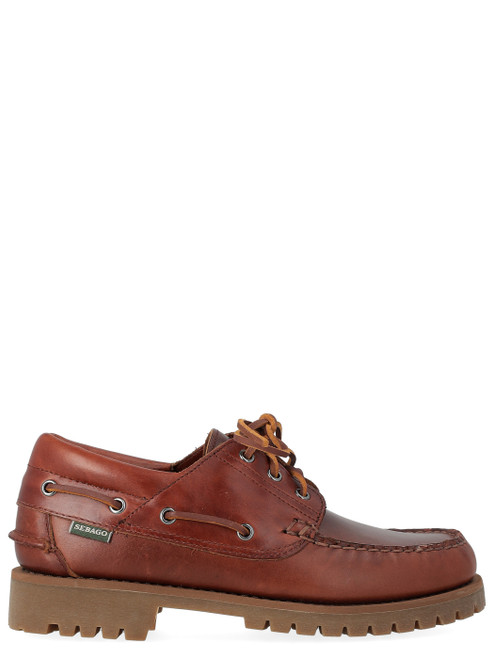 Mocassino Sebago Acadia in pelle marrone cannella