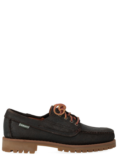 Mocassino Sebago Askook Lug in suede marrone