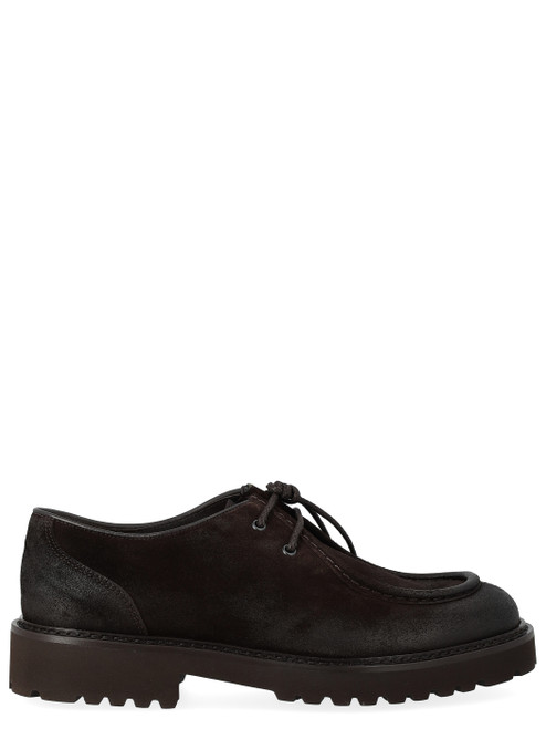 Zapato con cordones Doucal's en ante marrón
