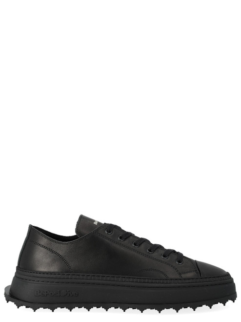Sneaker BePositive Cuprace Star Low in pelle nera Sneaker BePositive Cuprace Star Low in pelle nera
