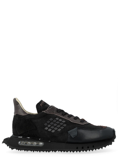 Sneaker BePositive Space Race in suede marrone e nero Sneaker BePositive Space Race in suede marrone e nero