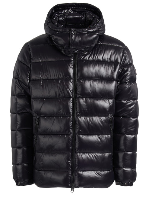 Chaqueta de plumas Save The Duck Florian de nailon reciclado negro