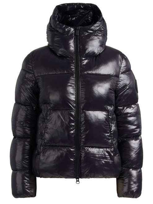 Chaqueta de plumas Save The Duck Biddy de nailon negro