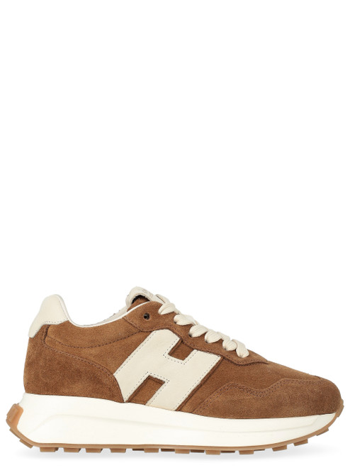 Sneaker Hogan H641 in suede color marrone Sneaker Hogan H641 in suede color marrone