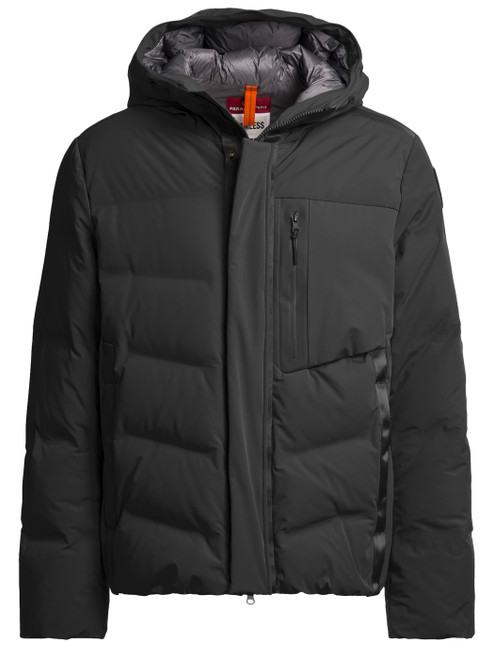 Piumino Parajumpers Taiga in tessuto tecnico nero
