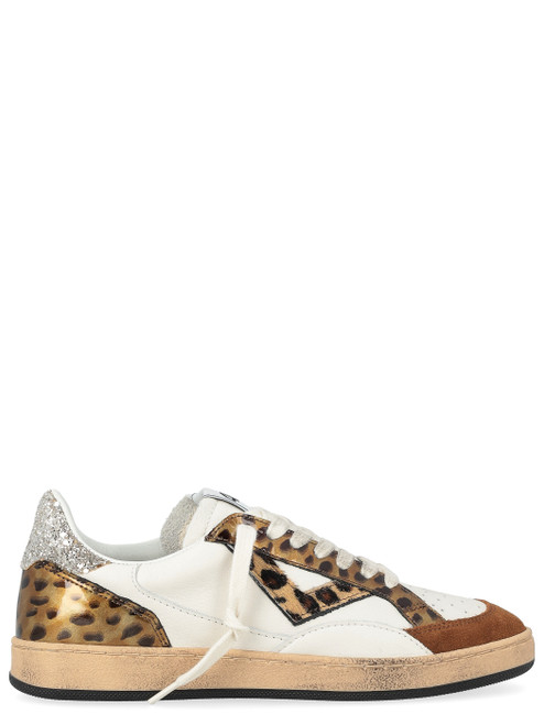 Sneaker 4B12 Play New in pelle bianca e marrone Sneaker 4B12 Play New in pelle bianca e marrone