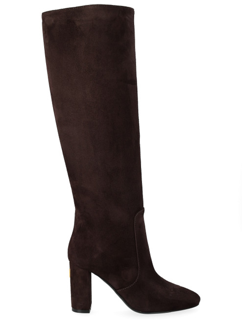 Bota de tacón Via Roma 15 en ante marrón Bota de tacón Via Roma 15 en ante marrón