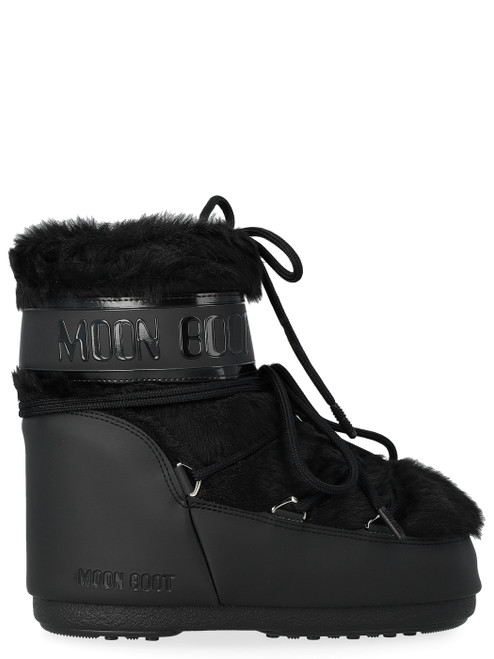 Stivaletto Moon Boot Icon Low ecopelliccia nero