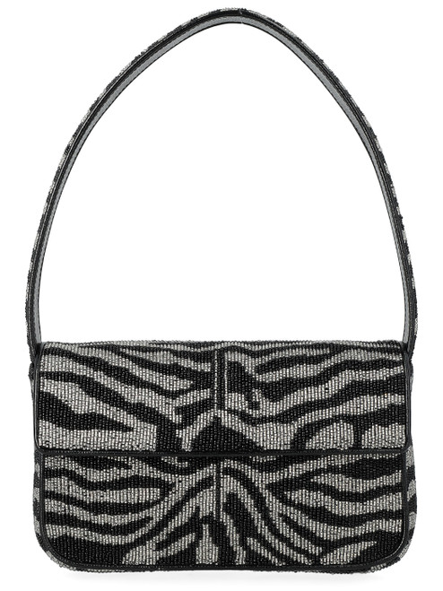 Bolsa Staud Tommy con cuentas blancas y negras  Bolsa Staud Tommy con cuentas blancas y negras