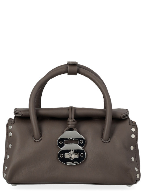 Borsa Zanellato Dotta Saeta Baby in pelle marrone