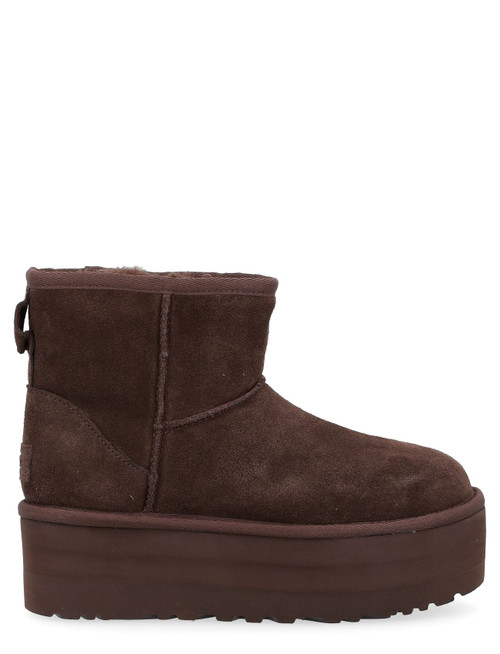 Tronchetto UGG Classic Mini Platform in camoscio marrone