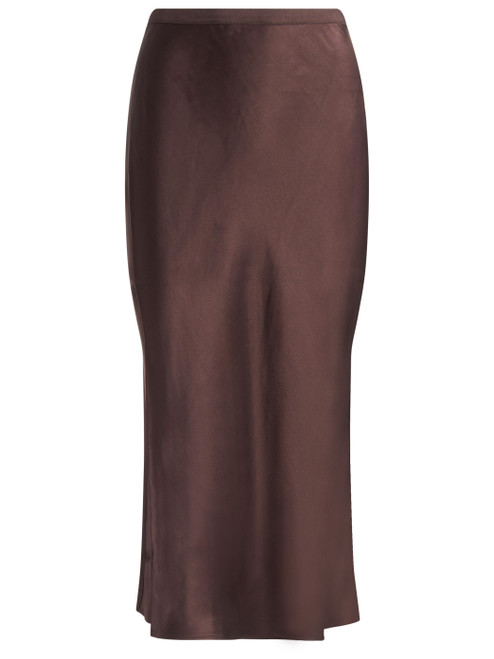 Gonna Anine Bing Bar Silk in seta marrone