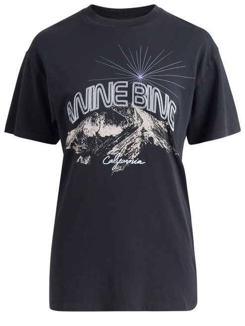 Anine Bing California T-Shirt in black jersey | H-Brands