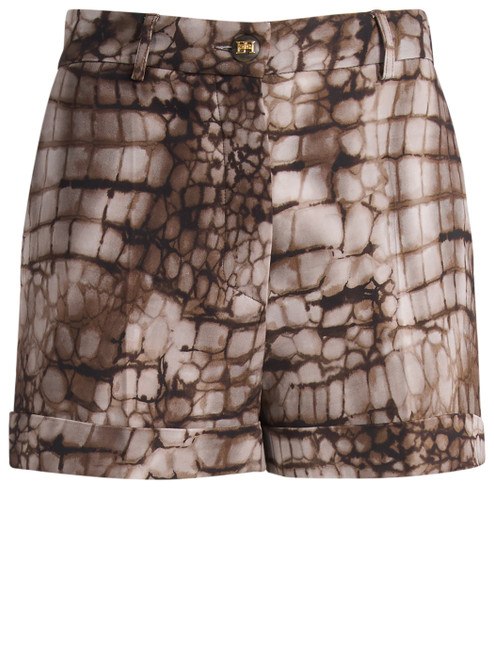 Elisabetta Franchi shorts Elisabetta Franchi lightweight cocoa jersey