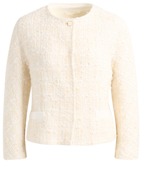 Giacca Max Mara Studio Mstcamice in cotone crema