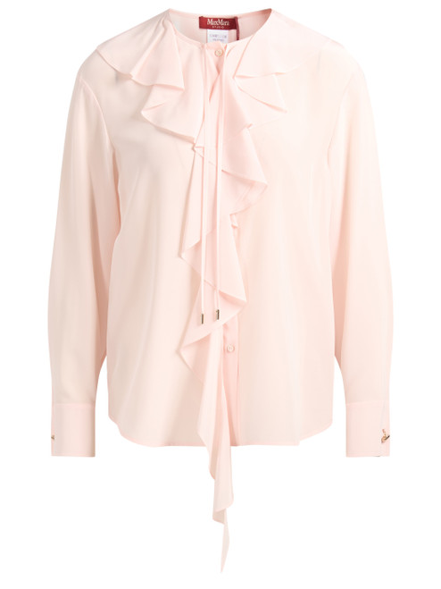 Blusa Max Mara Studio en seda rosa