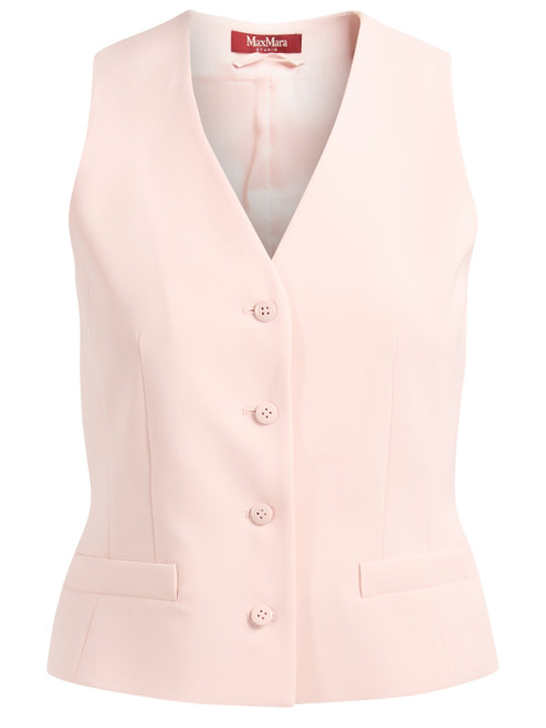 Weste Max Mara Studio aus rosa Wolle