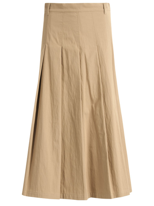 Jupe Weekend Max Mara en coton couleur noisette