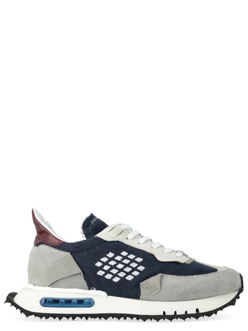 Sneaker BePositive Space Race Iconic in canvas blu