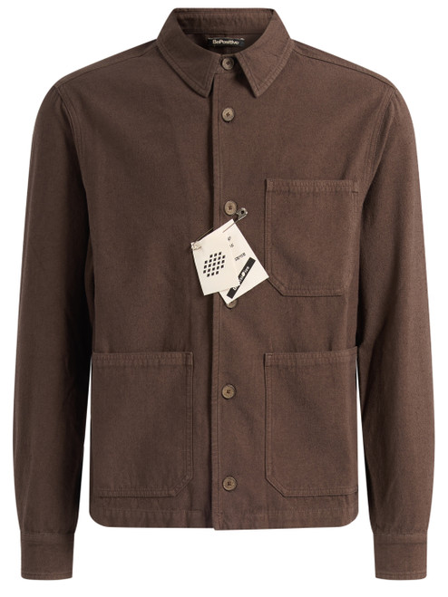 Giacca BePositive in canvas marrone