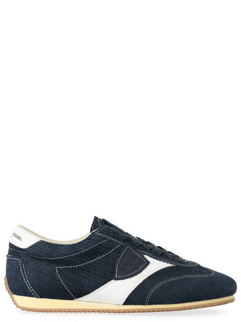 Philippe Model sneakers in blue and white suede