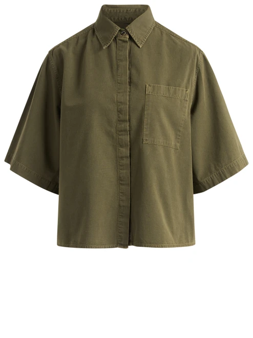 Camicia Nine In The Morning Clio in cotone verde