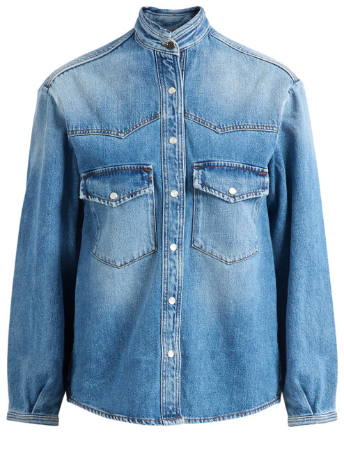 Camicia Nine In The Morning Ketty in cotone blu