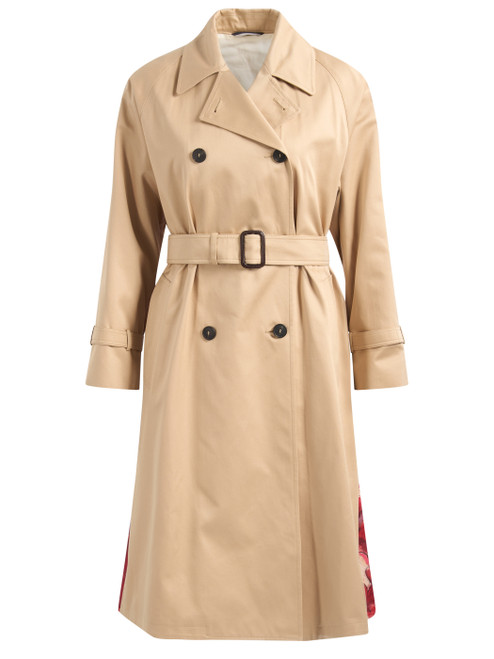 Trench Weekend Max Mara Wksninfa in gabardina beige