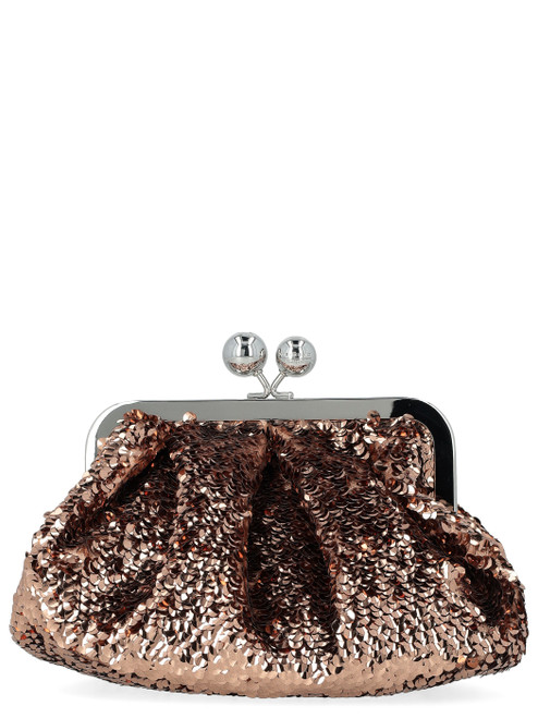 Clutch Weekend Max Mara Small mit rosa Pailletten