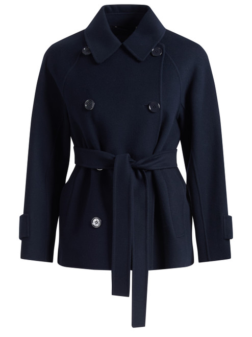 Cappotto 'S Max Mara Smmlouise in lana blu