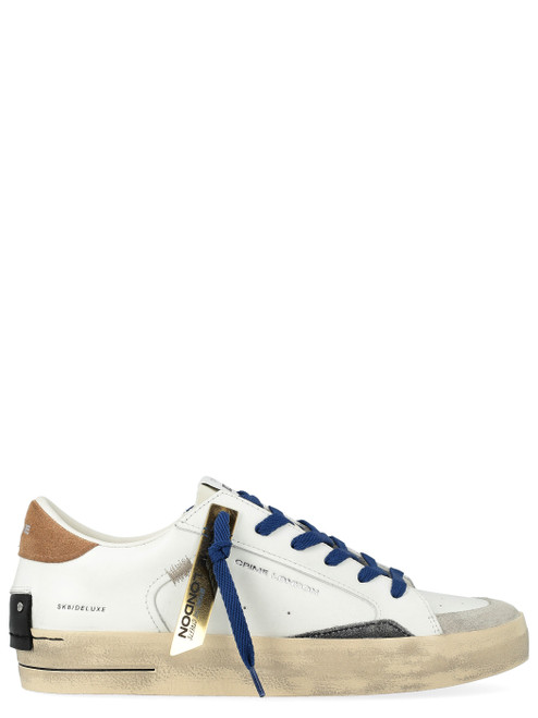 Sneaker Crime London Deluxe aus weißem Leder