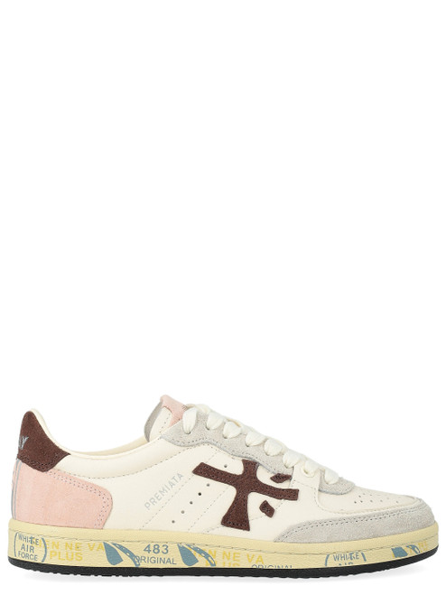 Sneaker Bskt Clayd 8284 in pelle bianca