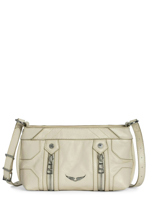 Borsa Zadig&Voltaire Sunny Mood in pelle verniciata bianca 