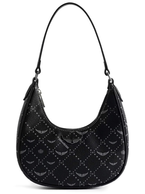 Borsa Zadig&Voltaire Z Night Out in tela spalmata nera