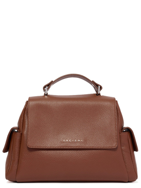 Borsa Orciani Sveva Sense Cargo Small in pelle marrone 